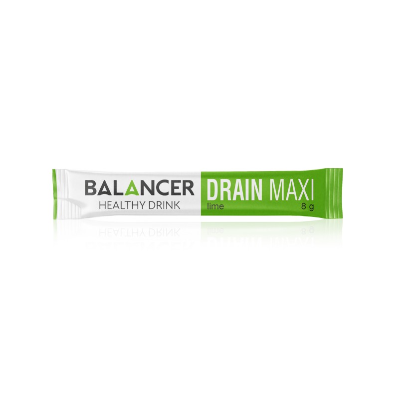 Напиток дренирующий BALANCER DRAIN MAXI, вкус «Лайм», 10 стиков
