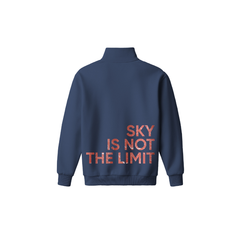 Толстовка оверсайз от Greenway Global «Sky is not the limit», цвет индиго