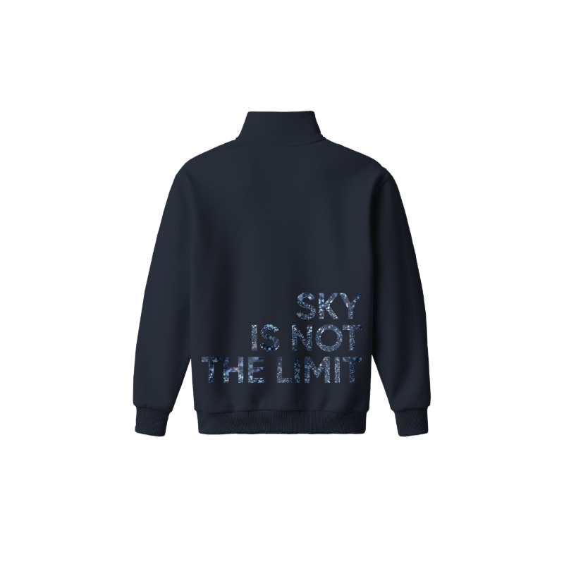 Толстовка оверсайз от Greenway Global «Sky is not the limit», цвет нави
