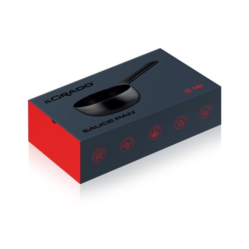 Сотейник IL GRADO антипригарным покрытием DIAMOND HIGH BUILD, ø16 см