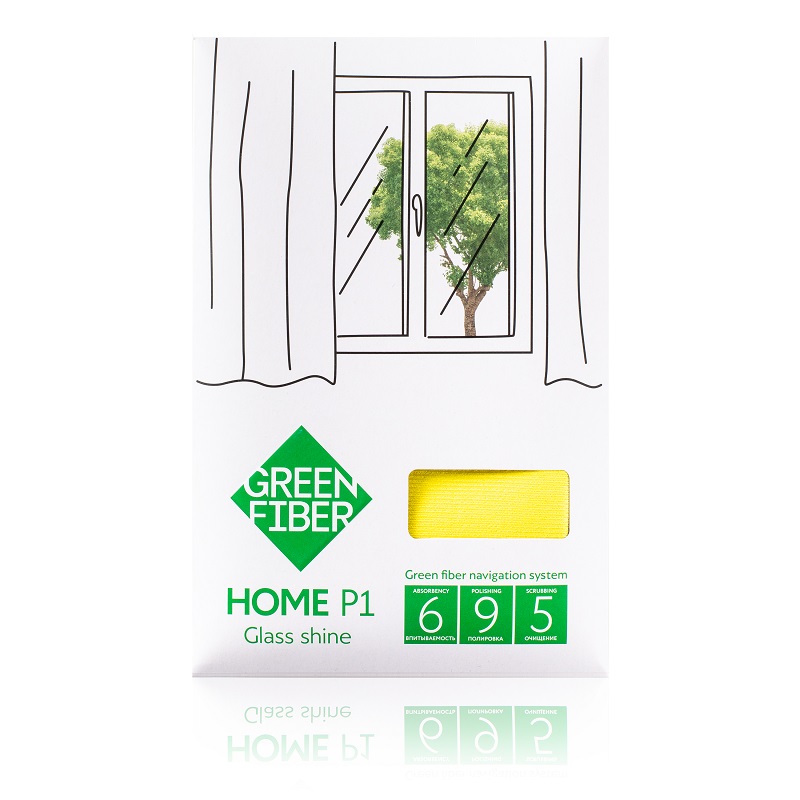 Желтый файбер для стекол Green Fiber