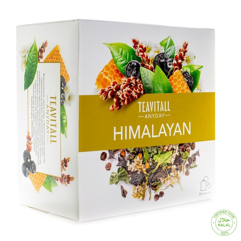 Напиток чайный с гречихой и аронией «Himalayan», 38 фильтр-пакетов