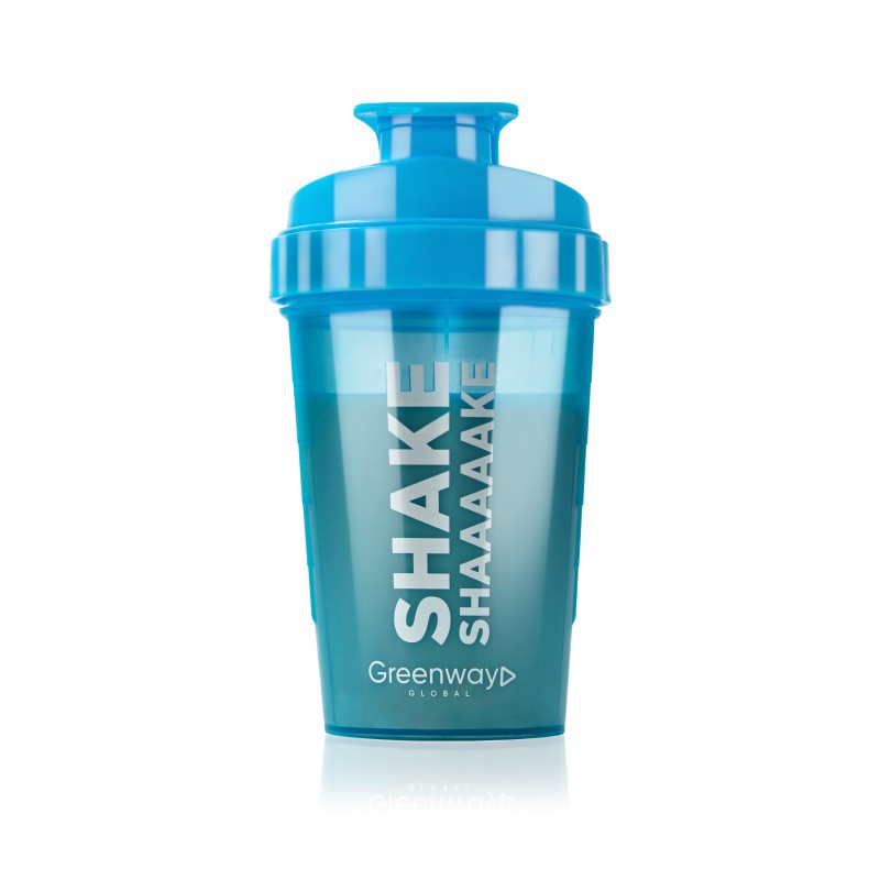 Шейкер для напитков SHAKE, голубой, 500 мл
