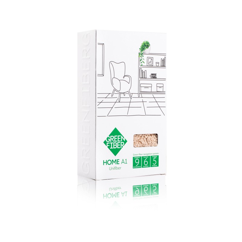 Универсальный файбер для уборки Green Fiber HOME A1, бежевый