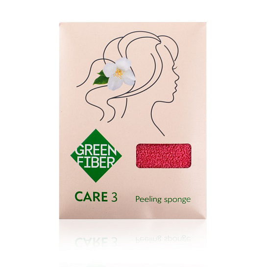 Спонж Green Fiber CARE 3 для пилинга