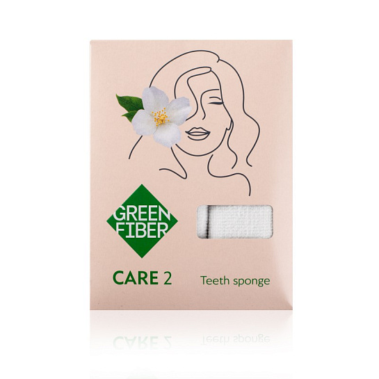 Спонж Green Fiber CARE 2 для ухода за зубами