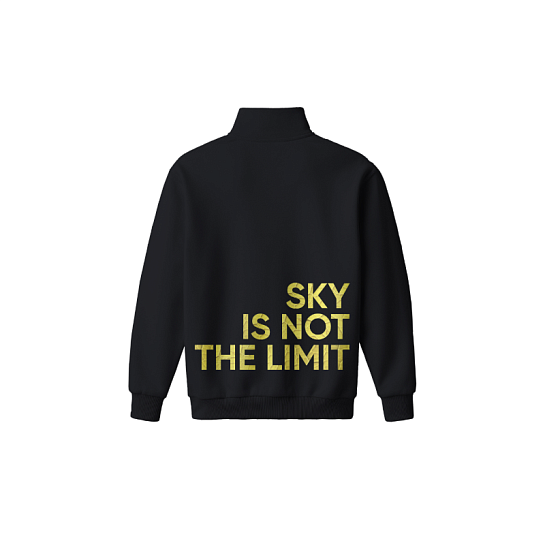 Толстовка оверсайз от Greenway Global «Sky is not the limit», цвет черный