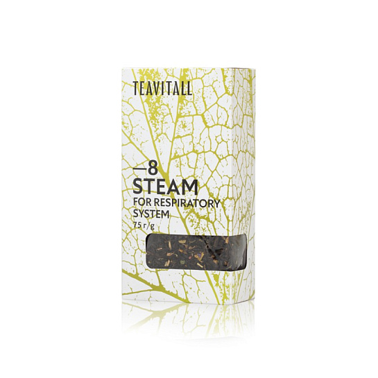 Напиток чайный для восстановления дыхательной системы TeaVitall Steam 8, 75 г