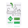 Зеленый файбер для посуды Green Fiber HOME S1