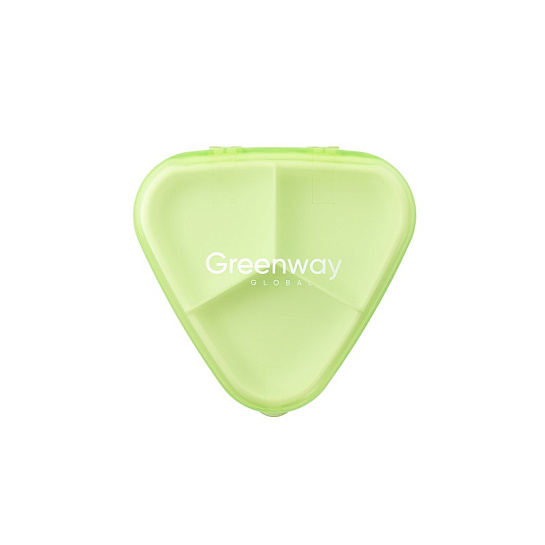 Футляр для таблеток Greenway Global, зеленый