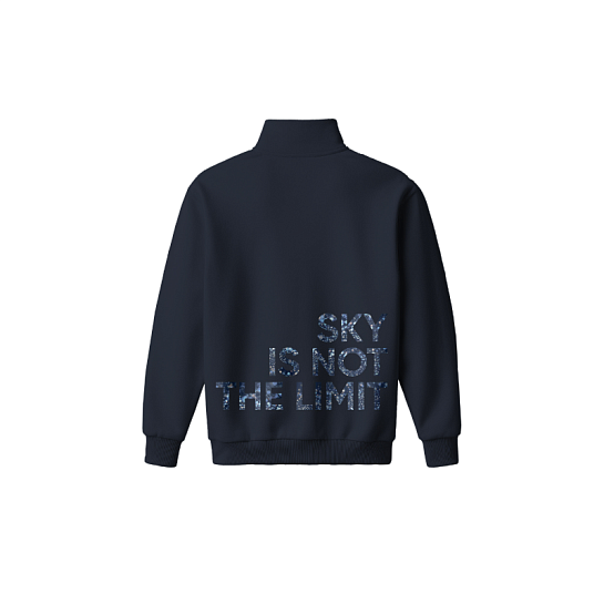 Толстовка оверсайз от Greenway Global «Sky is not the limit», цвет нави