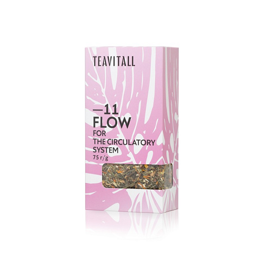 Напиток чайный для профилактики сосудистых заболеваний TeaVitall Flow 11, 75 г