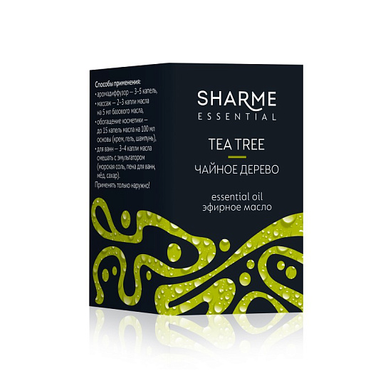 Sharme Essential Эфирное масло «Чайное дерево», 5 мл