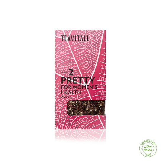 Напиток чайный из каркадэ для поддержания женского здоровья TeaVitall Pretty 2, 75 г