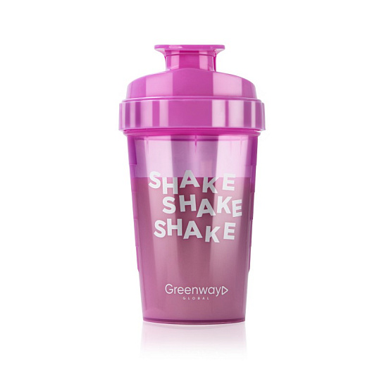 Шейкер для напитков SHAKE, розовый, 500 мл